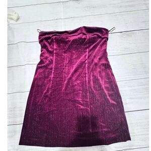 Urban Social Strapless Velvet Dress